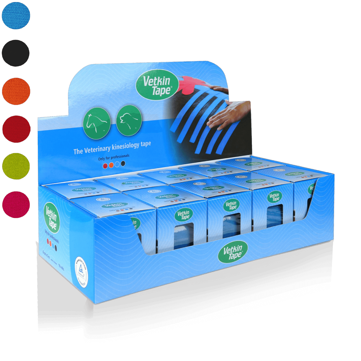 VetkinTape® 6cm Displaybox (10 Rollen)