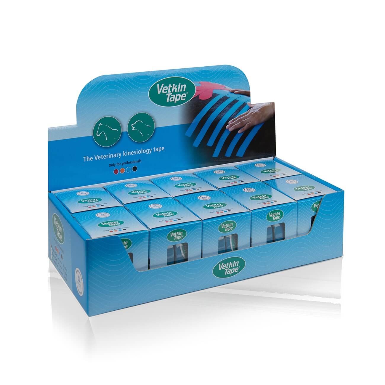 VetkinTape® 3cm Displaybox (20 Rollen) - Image 3