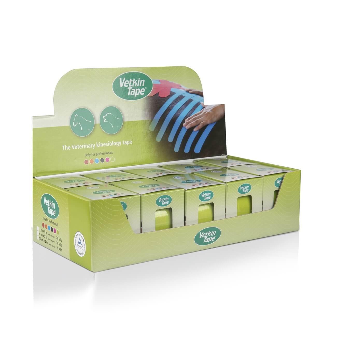 VetkinTape® 6cm Displaybox (10 Rollen) - Image 5