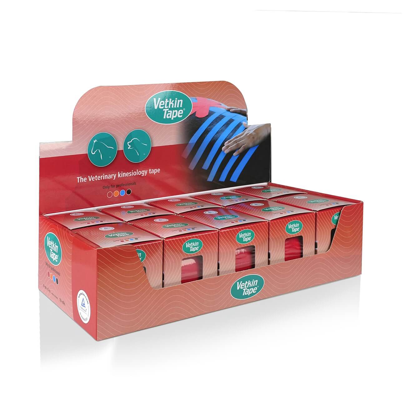VetkinTape® 6cm Displaybox (10 Rollen) - Image 2