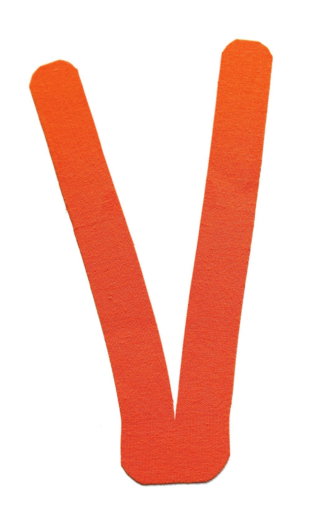 Kinesio-Tape-Schnitt in V-Form